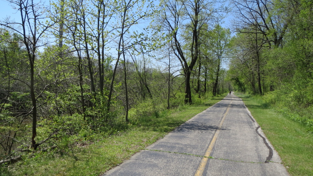 Hinter der Stadtgrenze Chicagos warteten wieder gut ausgebaute Trails auf mich