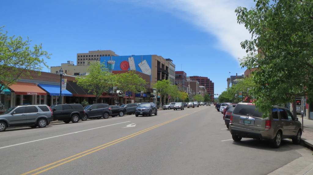 Die Downtown von Colorado Springs ist zwar überschaubar, aber dafür sehr lebendig