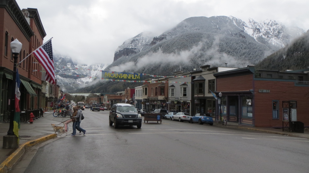 Reges Treiben in Telluride - trotz früher Uhrzeit