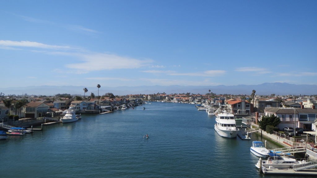 Ausblick über den schönen Oxnard Harbout