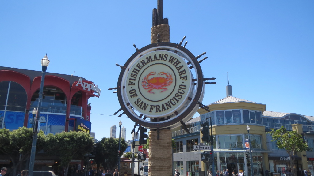 Entlang der ganzen Piers ging es in Richtung Fishermans Wharf