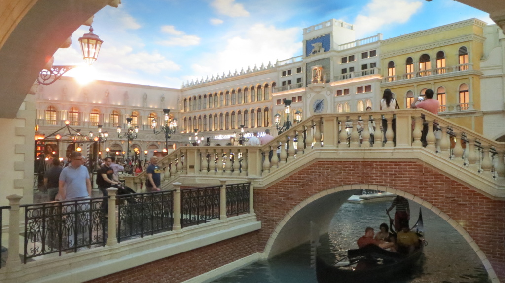 Im "The Venetian" kann man durch einen Nachbau von Venedig flanieren