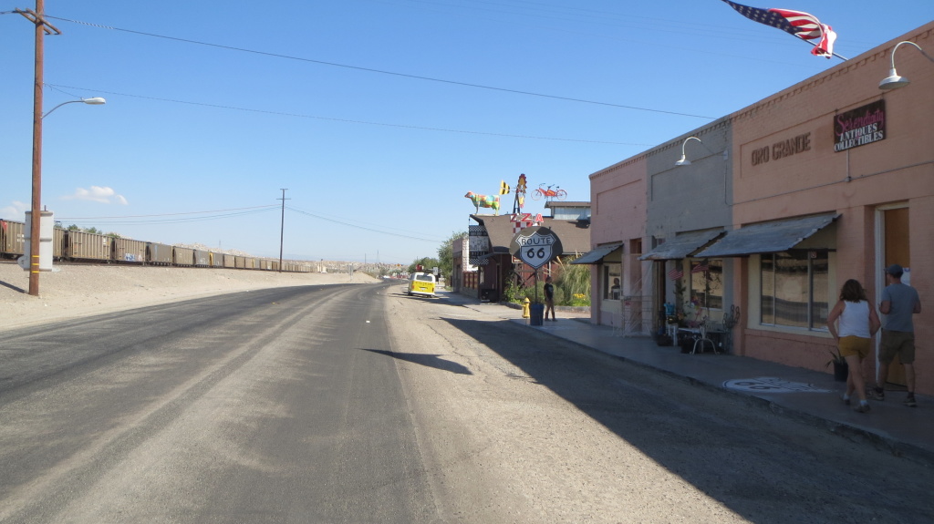 Oro Grande war die bisher einzige Stadt, die noch richtiges "Route 66"-Flair vermittelte